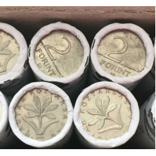 2 forintos érme MNB rolni