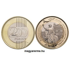 2025. Magyar Tudományos Akadémia 200 forint színesfém érme